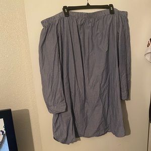 Off the shoulder mini dress